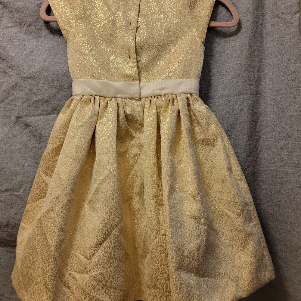 Gymboree gold Holiday dress
